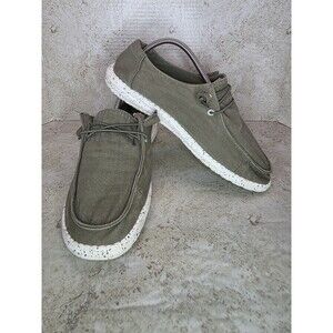 Hey Dude Wendy Sage Loafers Women Sz 9 Comfort Casual Slip On Walking Shoes